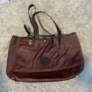 Duluth Pack Leather Market Tote